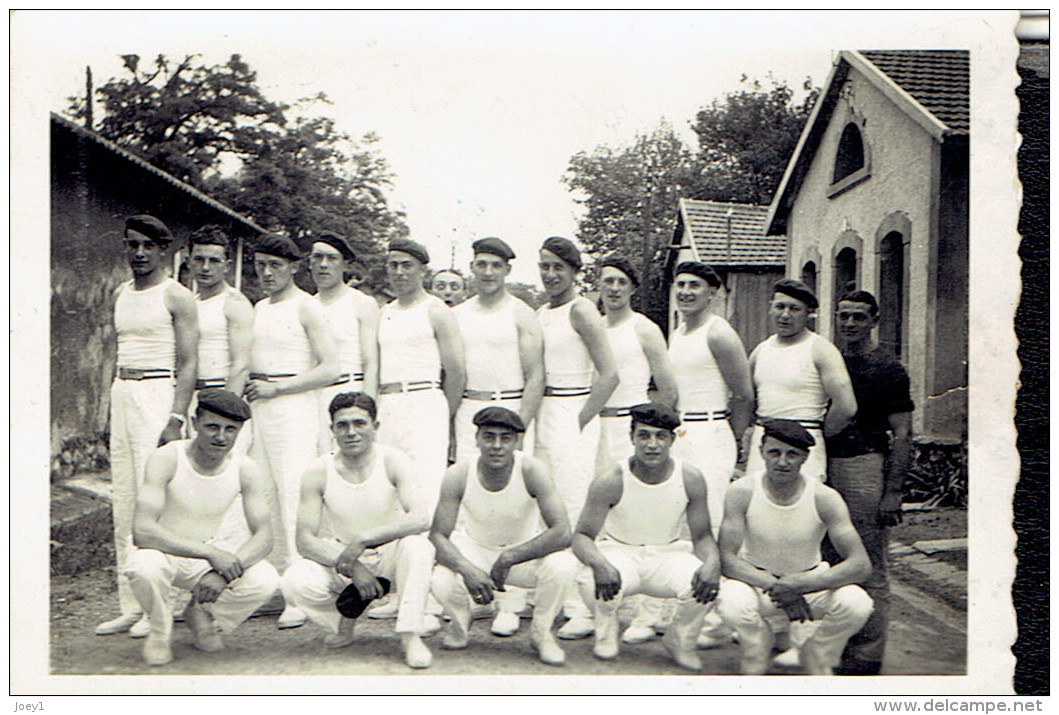 Photo Rugby  Années 1940 à L'armée Format 6/8 - Deportes