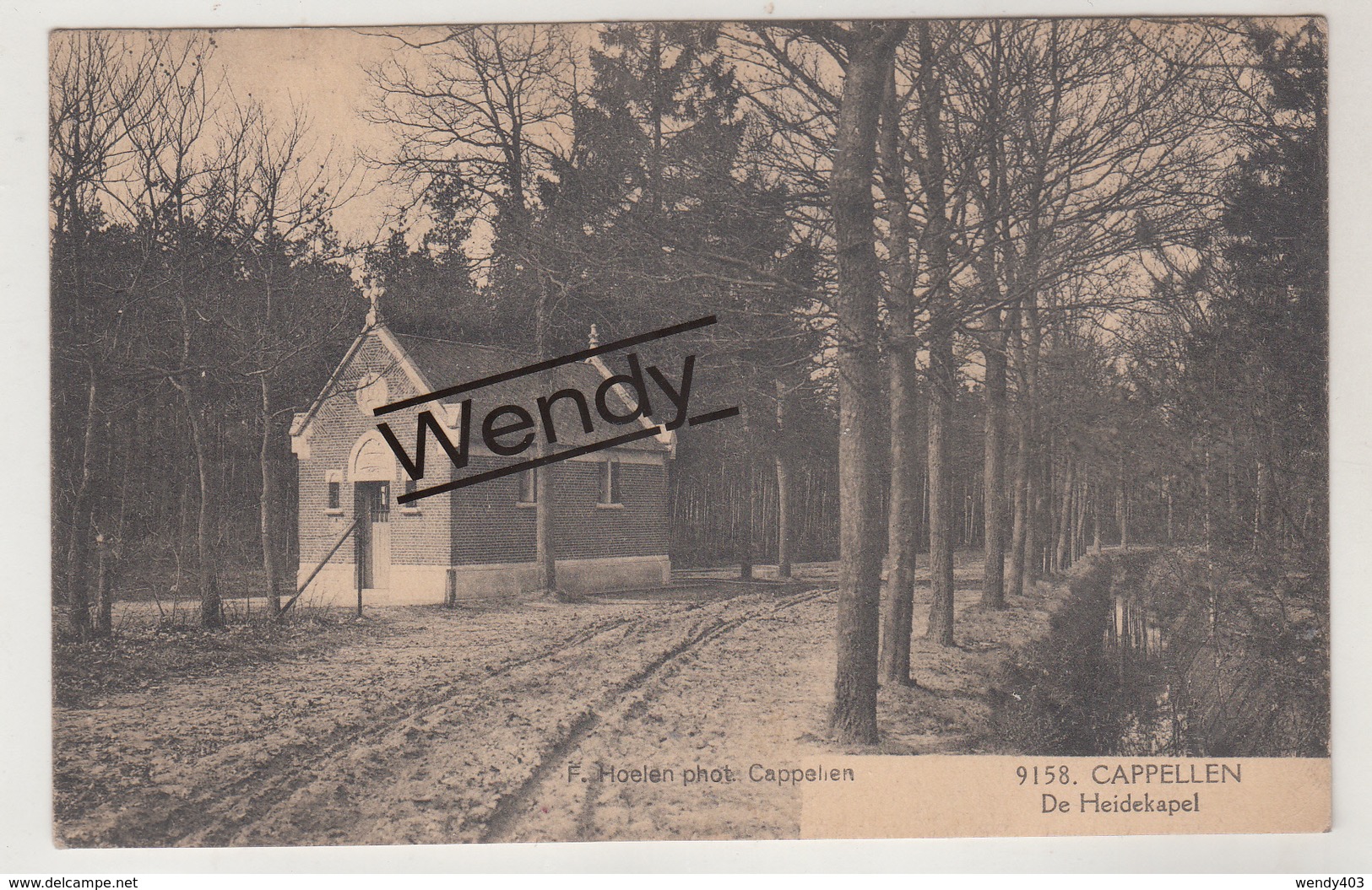 Kapellen (de Heidekapel) Uitg. Hoelen N° 9158 - Kapellen