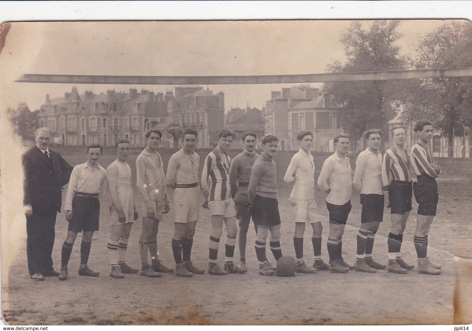 CARTE PHOTO EQUIPE DE FOOT BALL PHOTO MAURICE COUVRAT POITIERS - Football