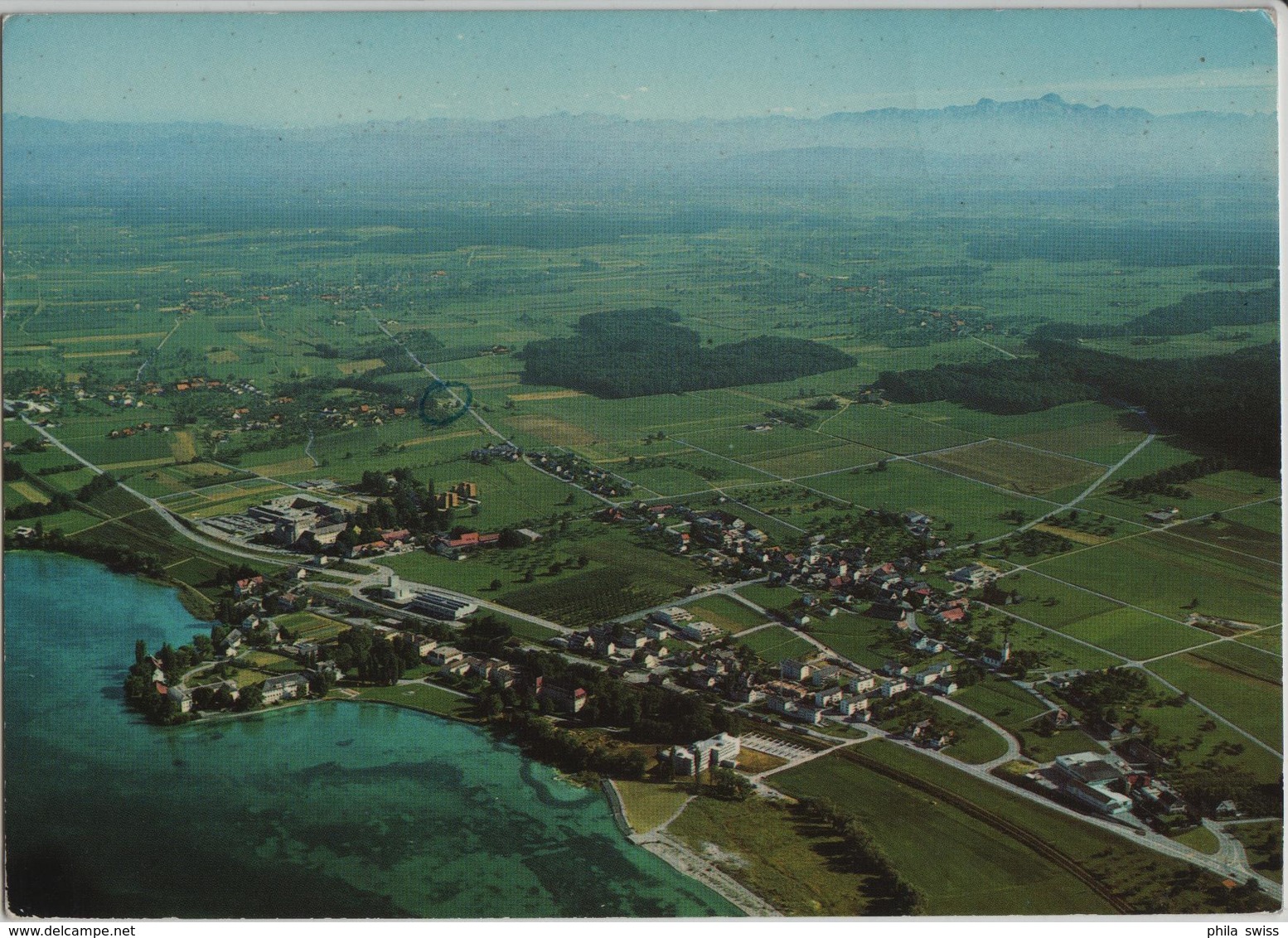 Flugaufnahme Münsterlingen Am Bodensee Mit Säntiskette - Münsterlingen