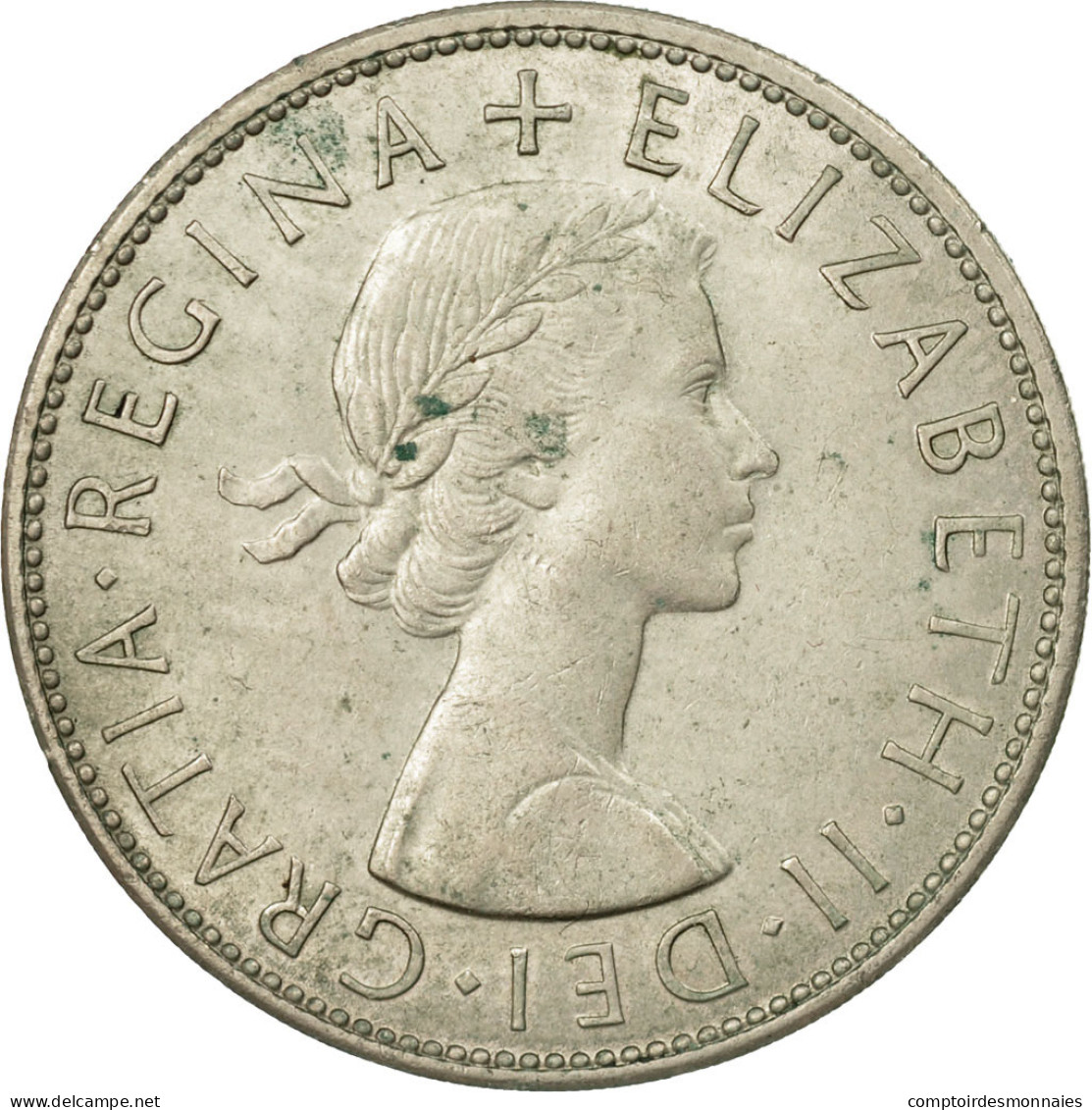 Monnaie, Grande-Bretagne, Elizabeth II, 1/2 Crown, 1966, TB+, Copper-nickel - K. 1/2 Crown