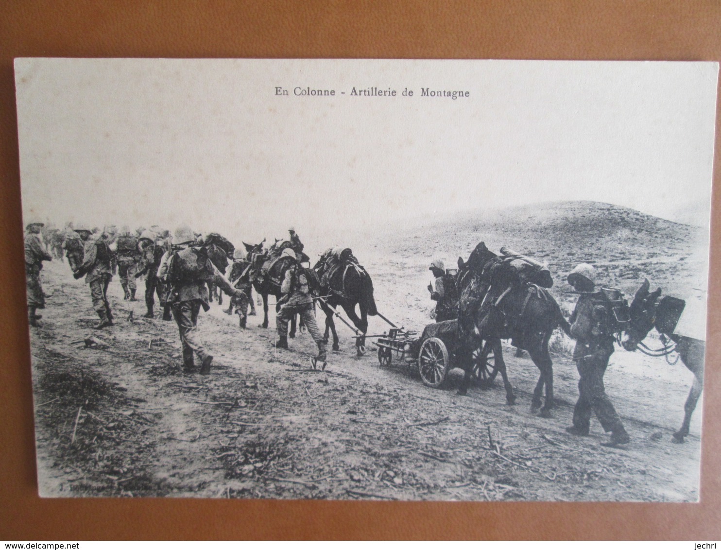 Colonne De Tadla . Artillerie De Montagne - Rabat