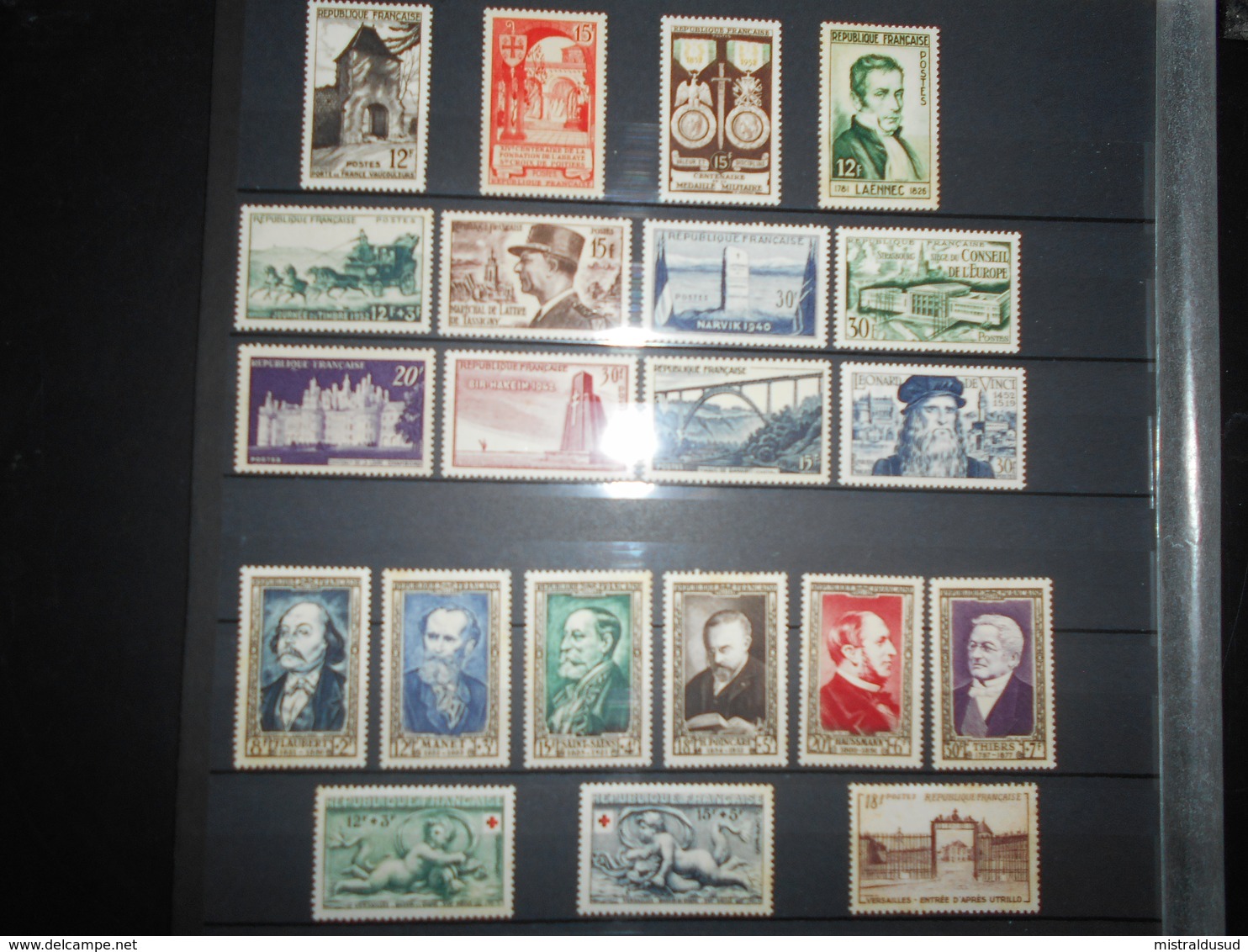 France Annee Complete 1952 Neuf - 1950-1959