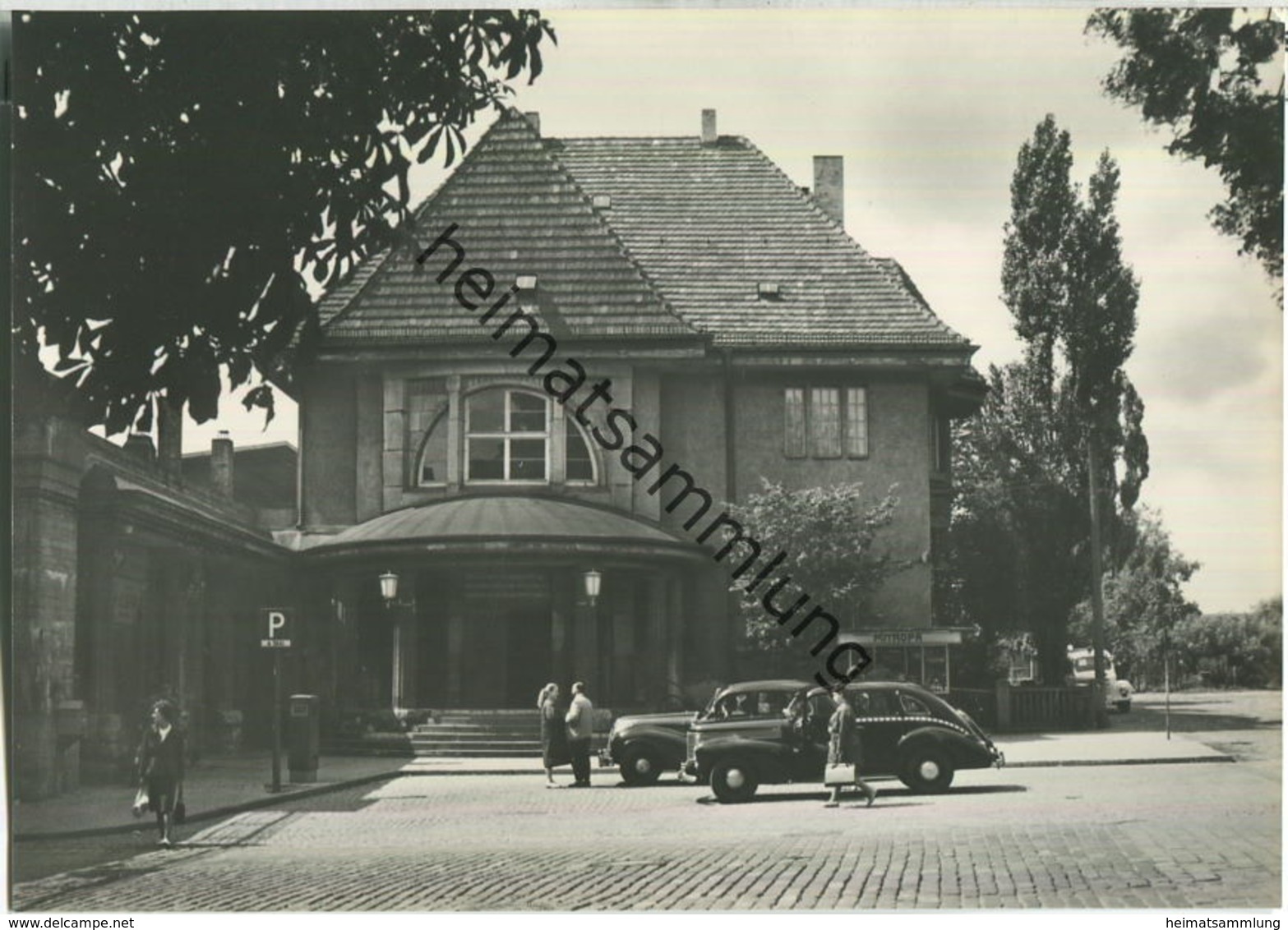 Berlin-Buch - Bahnhof - Foto-Ansichtskarte - Verlag H. Sander Berlin - Buch