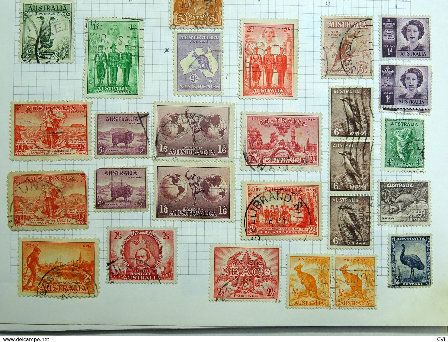 Australia & States Collection, Mint/Used, Errors/Re-Touches, FDC, Coil Stamps, etc.