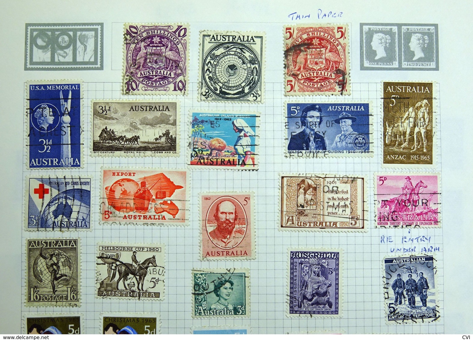 Australia & States Collection, Mint/Used, Errors/Re-Touches, FDC, Coil Stamps, etc.