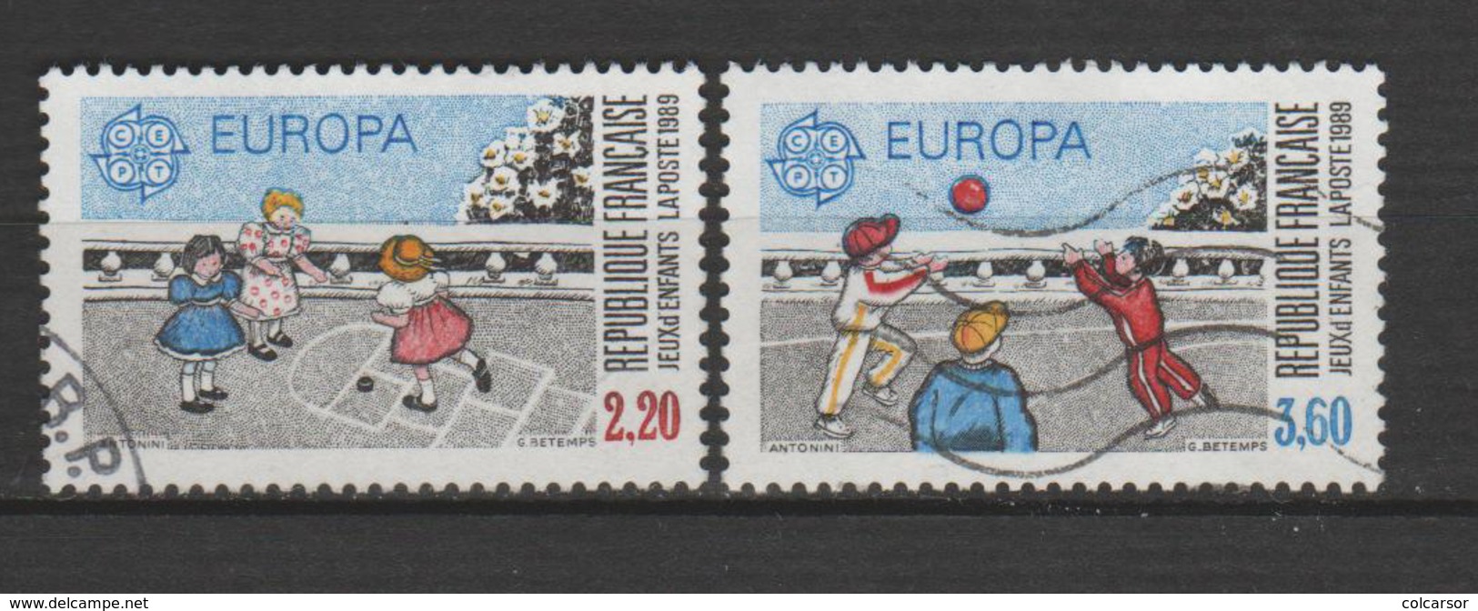 FRANCE ,N° 2584/2585 " EUROPA " - 1989