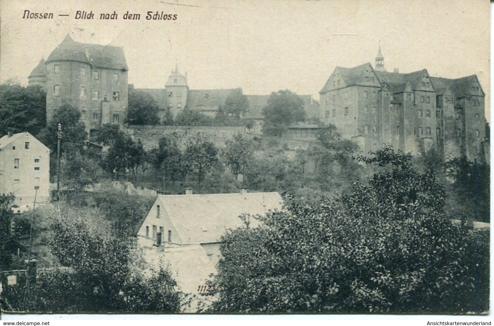 005660  Nossen - Blick Nach Dem Schloss  1919 - Nossen