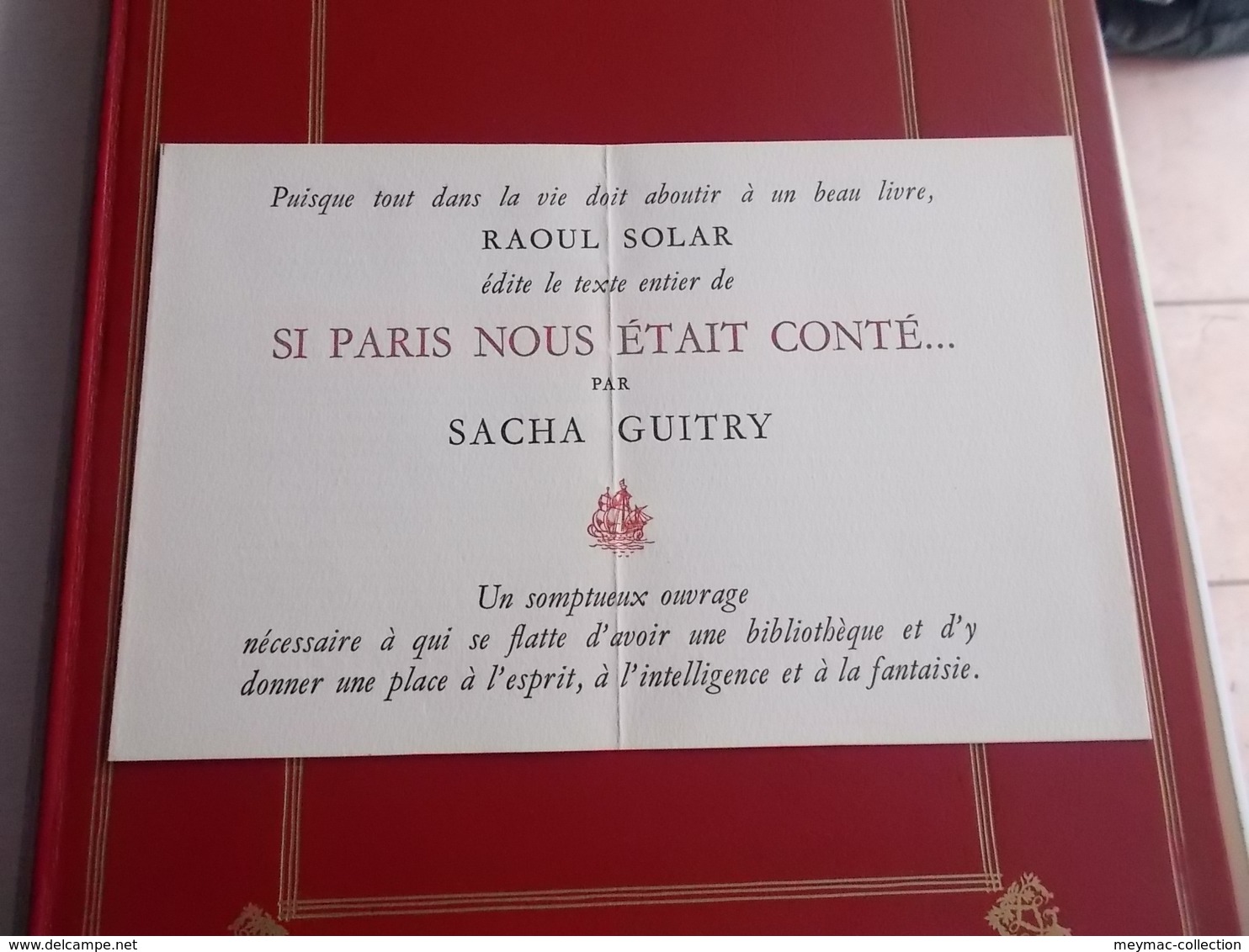 SACHA GUITRY CHATEAU DE VERSAILLES IMPORTANT LOT livres  cartes postales cpa cpsm louis XIV