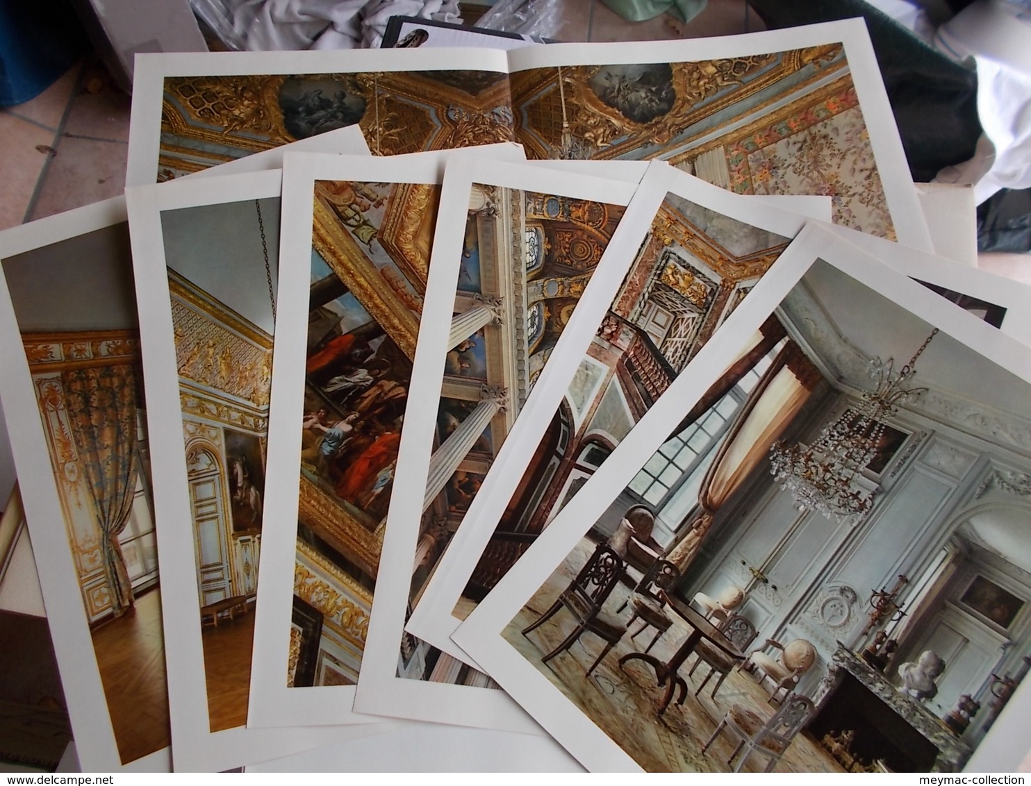 SACHA GUITRY CHATEAU DE VERSAILLES IMPORTANT LOT livres  cartes postales cpa cpsm louis XIV