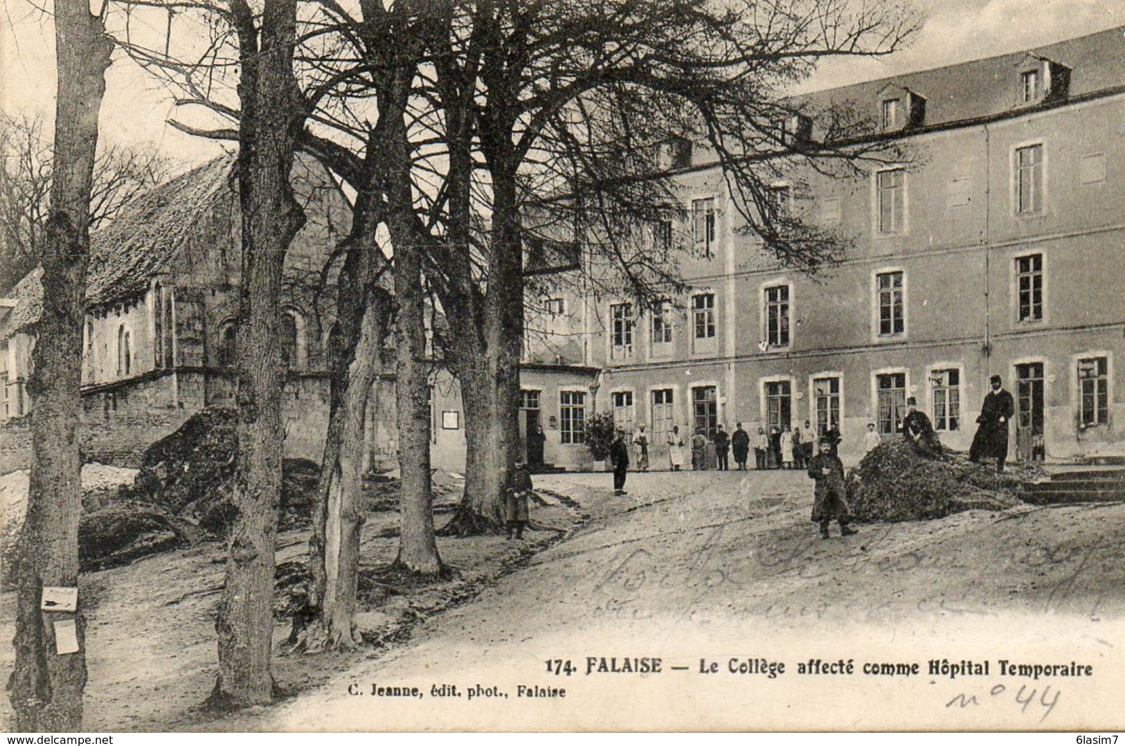 CPA - FALAISE (14) - Aspect De L'Hôpital Auxiliaire, Complémentaire, Temporaire  N° 44 En 1916 - Falaise
