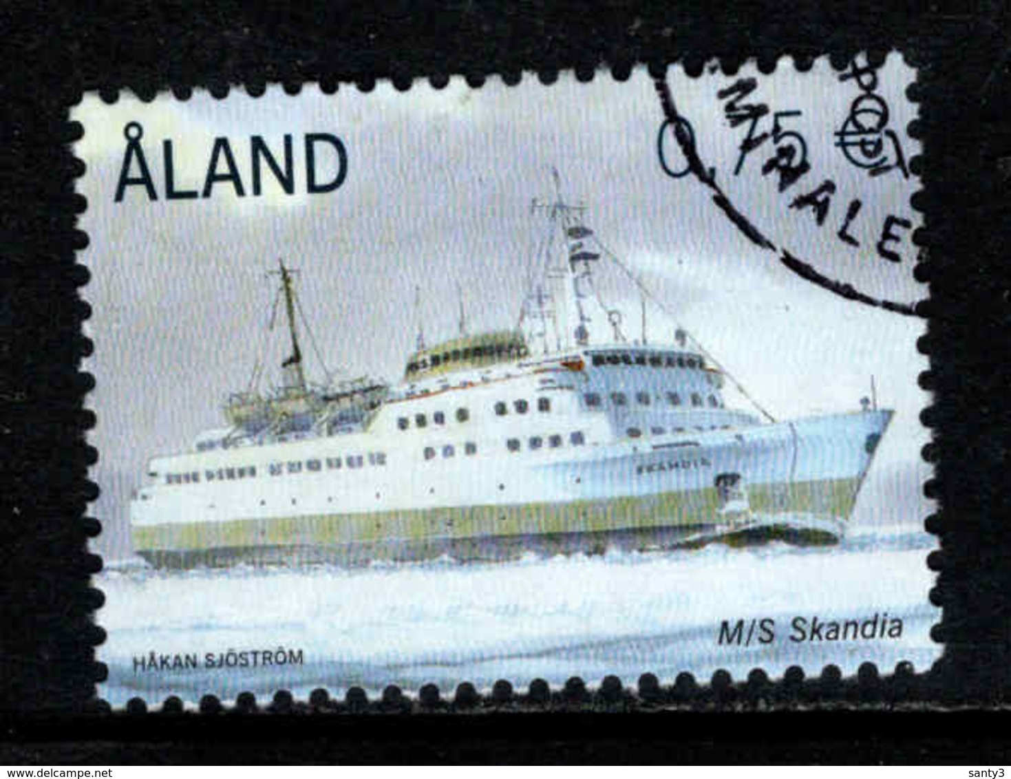 Aland, Yv 325 Jaar 2010,  Gestempeld, Zie Scan - Ålandinseln