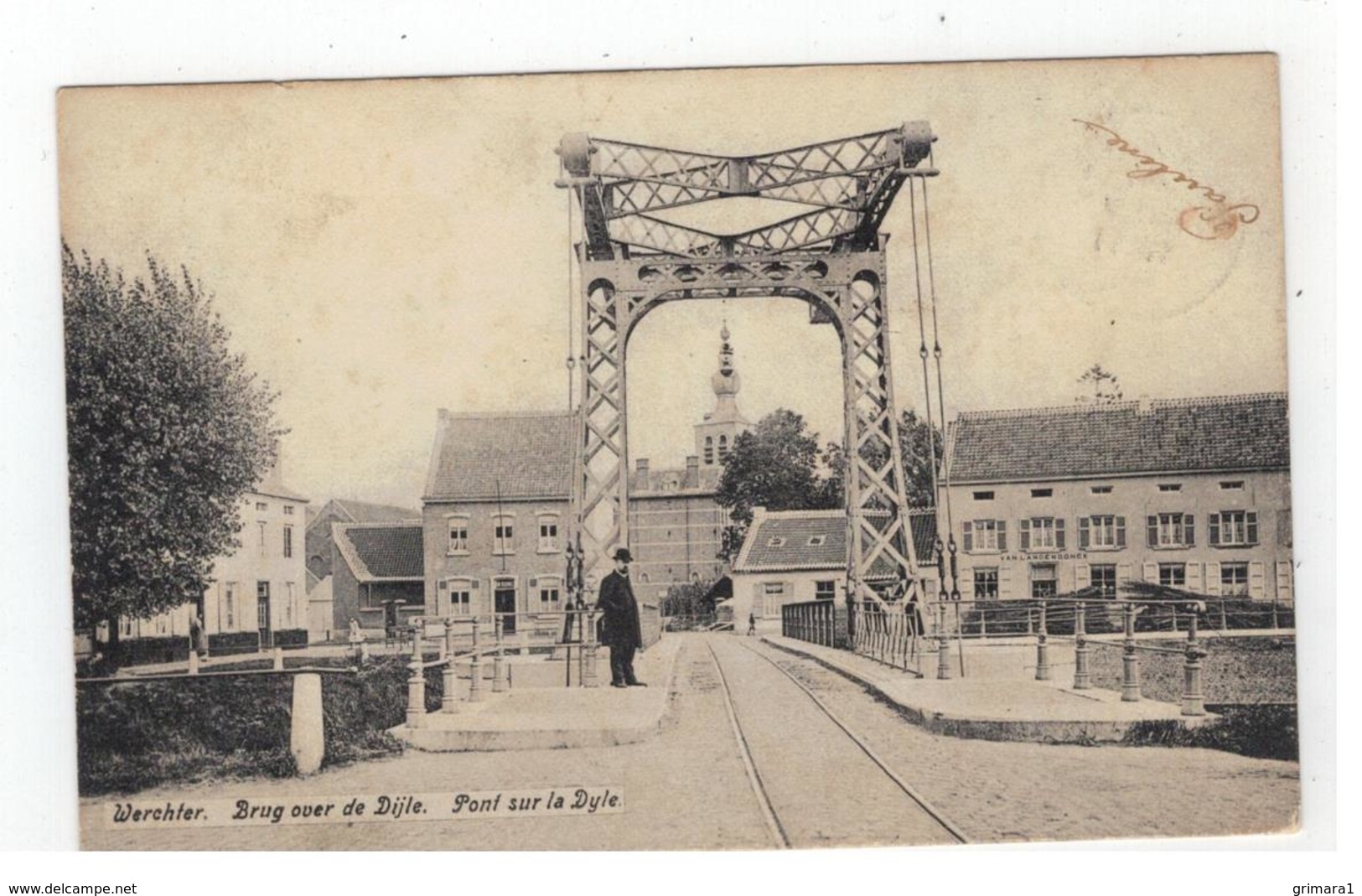 Werchter.  Brug Over De Dijle.  Pont Sur La Dyle 1908 - Rotselaar