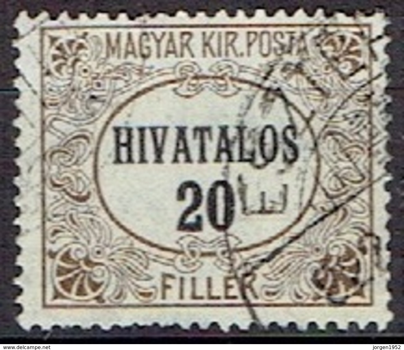 HUNGARY #  FROM 1921 MICHEL D2 - Officials