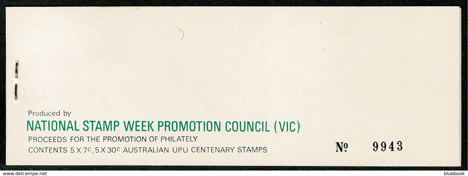 Ref 1237 - Australia 1974 - U.P.U. Centenary Stamp Booklet - Booklets