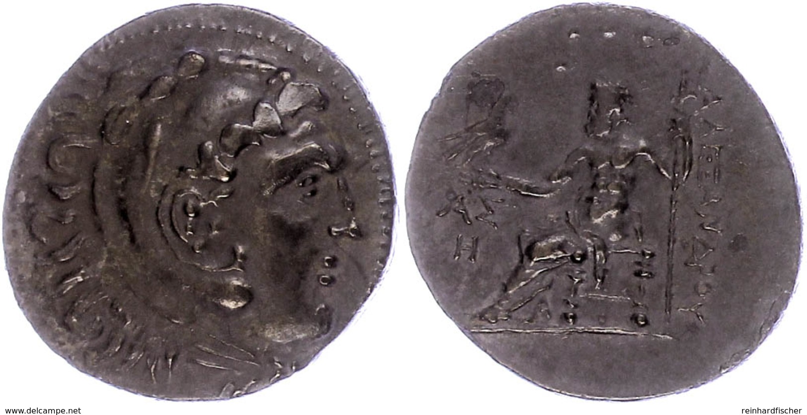 Makedonien, Aspendos, Tetradrachme (15,82g), Postume Prägung Kleinasiens, Ca. 205/4 V. Chr., Alexander III.. Av: Herakle - Altri & Non Classificati