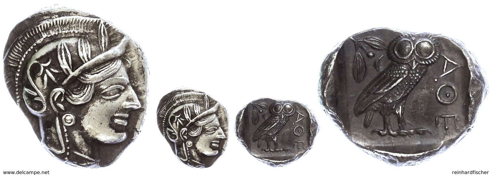 Athen, Tetradrachme (17,22g), Ca. 403-365 V. Chr., Av: Athenekopf Mit Attischem Helm Nach Rechts, Rev: Eule Nach Rechts, - Sonstige & Ohne Zuordnung