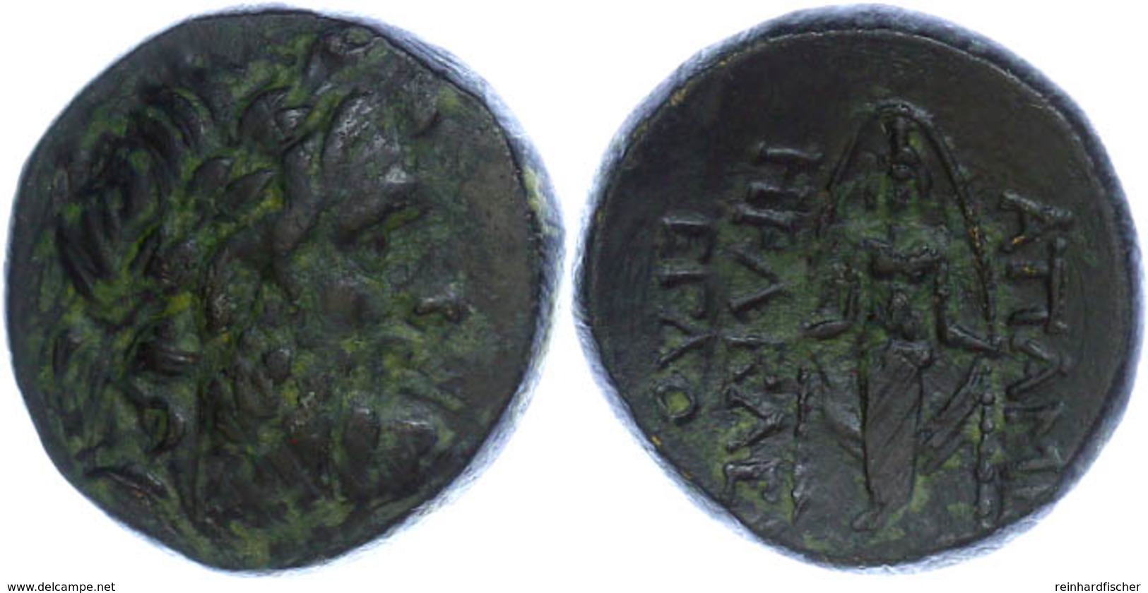 Apameia, Æ (8,05g), Ca. 100-50 V. Chr., Magistraten Andron Und Alkiu. Av: Zeuskopf Nach Rechts. Rev: Kultbild Der Artemi - Other & Unclassified