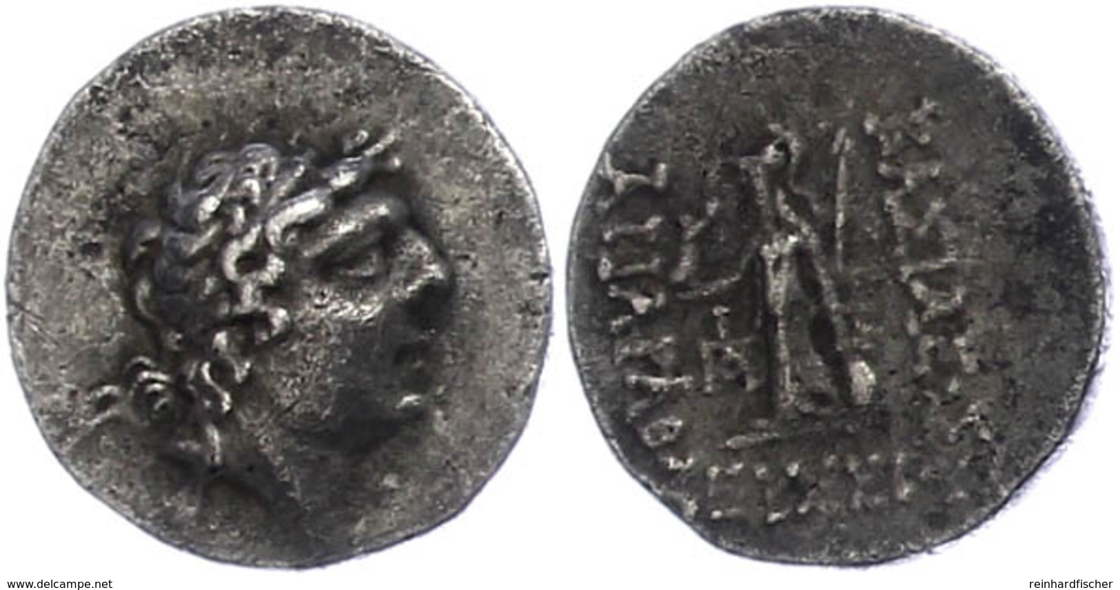 Drachme (3,93g),101-87 V. Chr., Ariarathes IX. Eusebes Philopator. Av: Kopf Nach Rechts. Rev: Athena Mit Schild Und Spee - Other & Unclassified