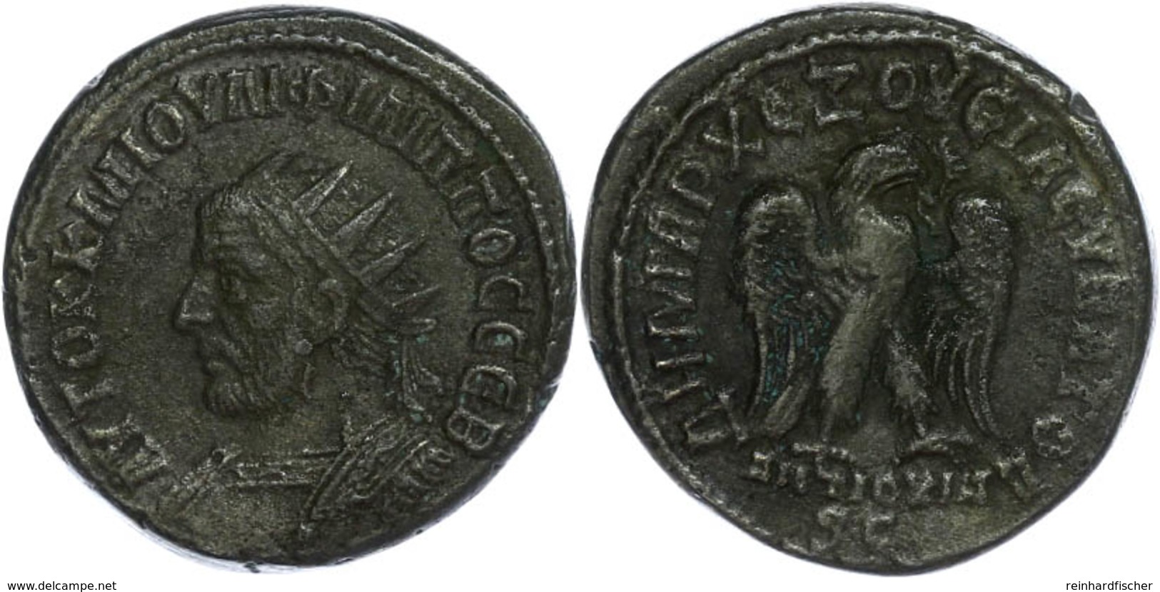 Syrien, Antiochia, Tetradrachme (10,65g), Philippus I. Arabs, 244-249. Av: Büste Nach Links, Darum Umschrift. Rev: Stehe - Province