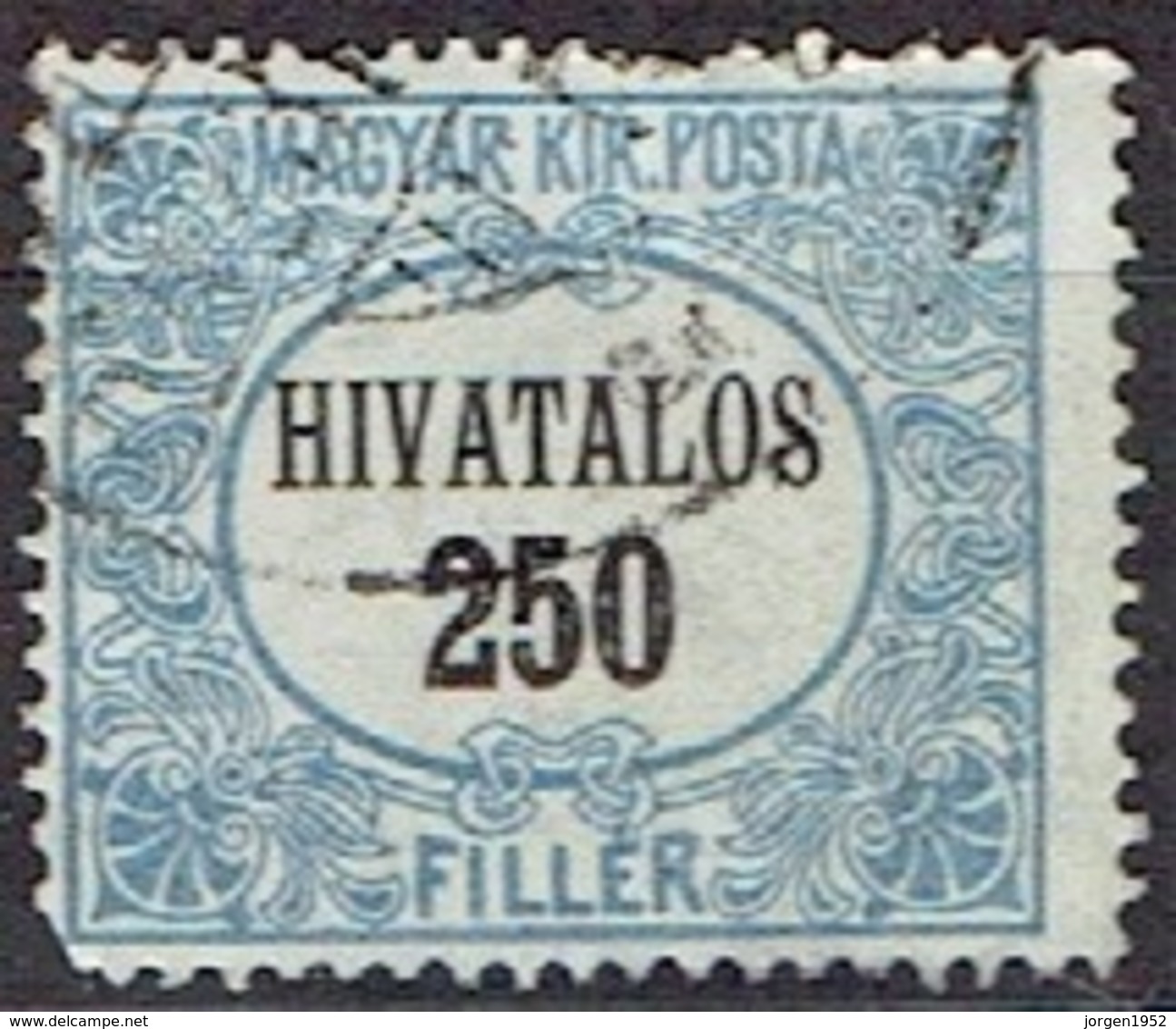 HUNGARY #  FROM 1921 MICHEL D5 - Officials