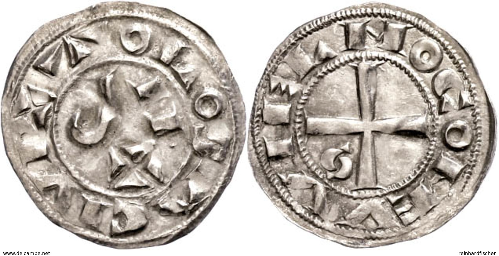 Frankreich, Toulouse, Denar (1,19g), O.J. (1222-1249), Raimund VII., Münzstätte Toulouse. Av: Kreuz, Im Außenkranz Umsch - Other & Unclassified