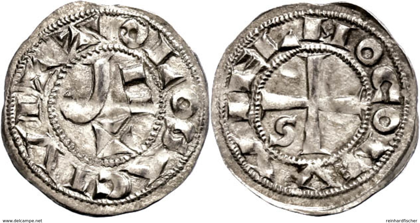 Frankreich, Toulouse, Denar (1,23g), O.J. (1222-1249), Raimund VII., Münzstätte Toulouse. Av: Kreuz, Im Außenkranz Umsch - Other & Unclassified