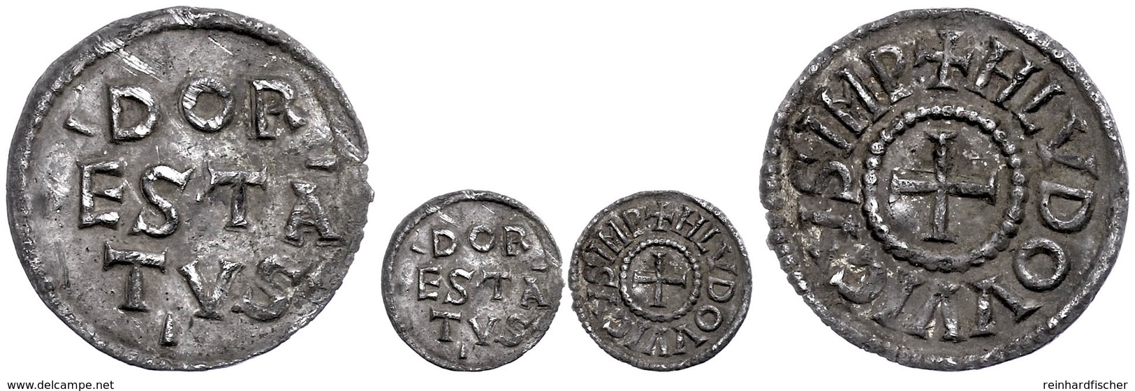 Dorestad, Denar (1,66g), 814-840, Ludwig Der Fromme. Av: Kreuz, Im Außenkranz "HLVDOVVICVS IMP". Rev: "DOR/ESTA/TVS". Vg - Altri – Europa