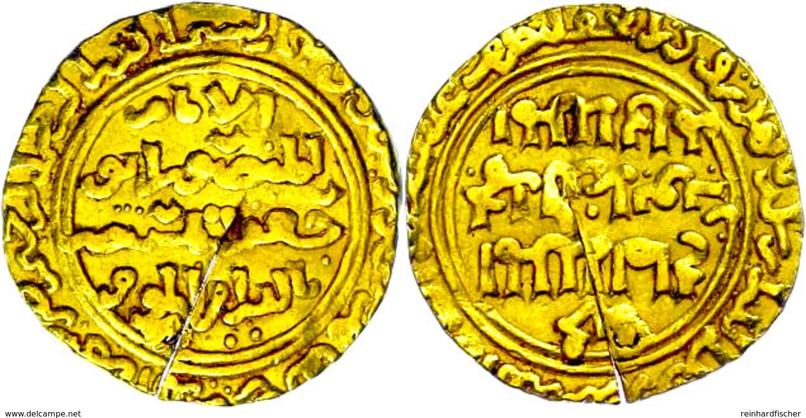 Ayyubiden, Dinar (4,39g), Al-'Adil Sayf Al-din Abu Bakr II Ibn Al-Kamil Muhammad I, 635-637 (1237-1239), Vgl. Kazan 658- - Islamic