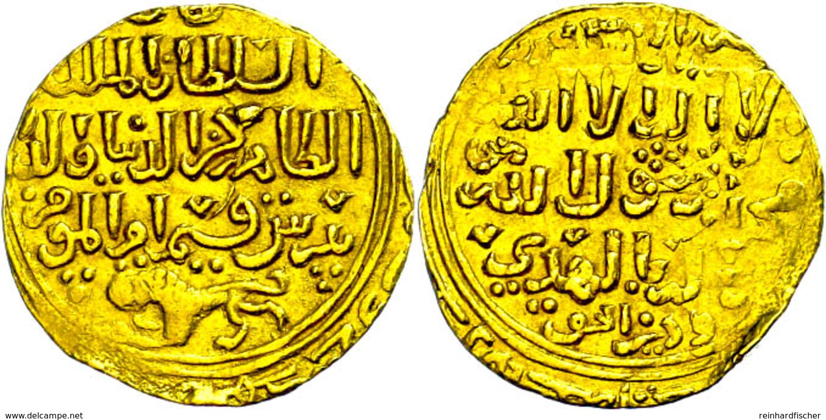 Bahritische Mamluken, Dinar (5,90g), Al-Zahir Rukn Al-din Baybars I., 658-676 (1260-1277), Vgl. Kazan 666-669, Vgl. Wilk - Islamic