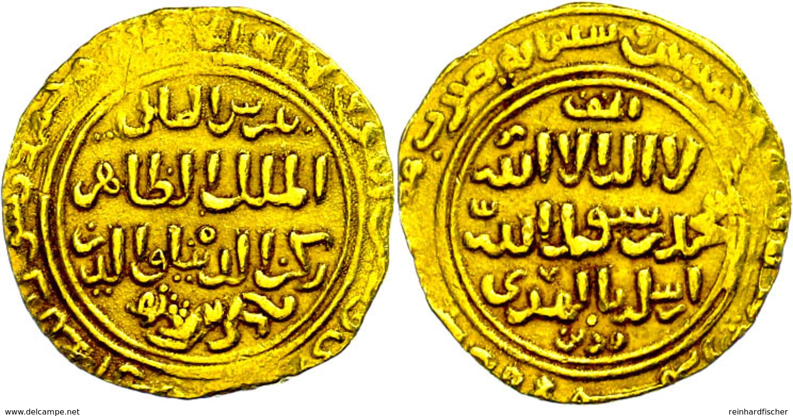 Baritische Mamluken, Dinar (7,10g), Al-Zahir Rukn Al-din Baybars I., 658-676 (1260-1277), Vgl. Kazan 666-669, Vgl. Wilke - Islamiche