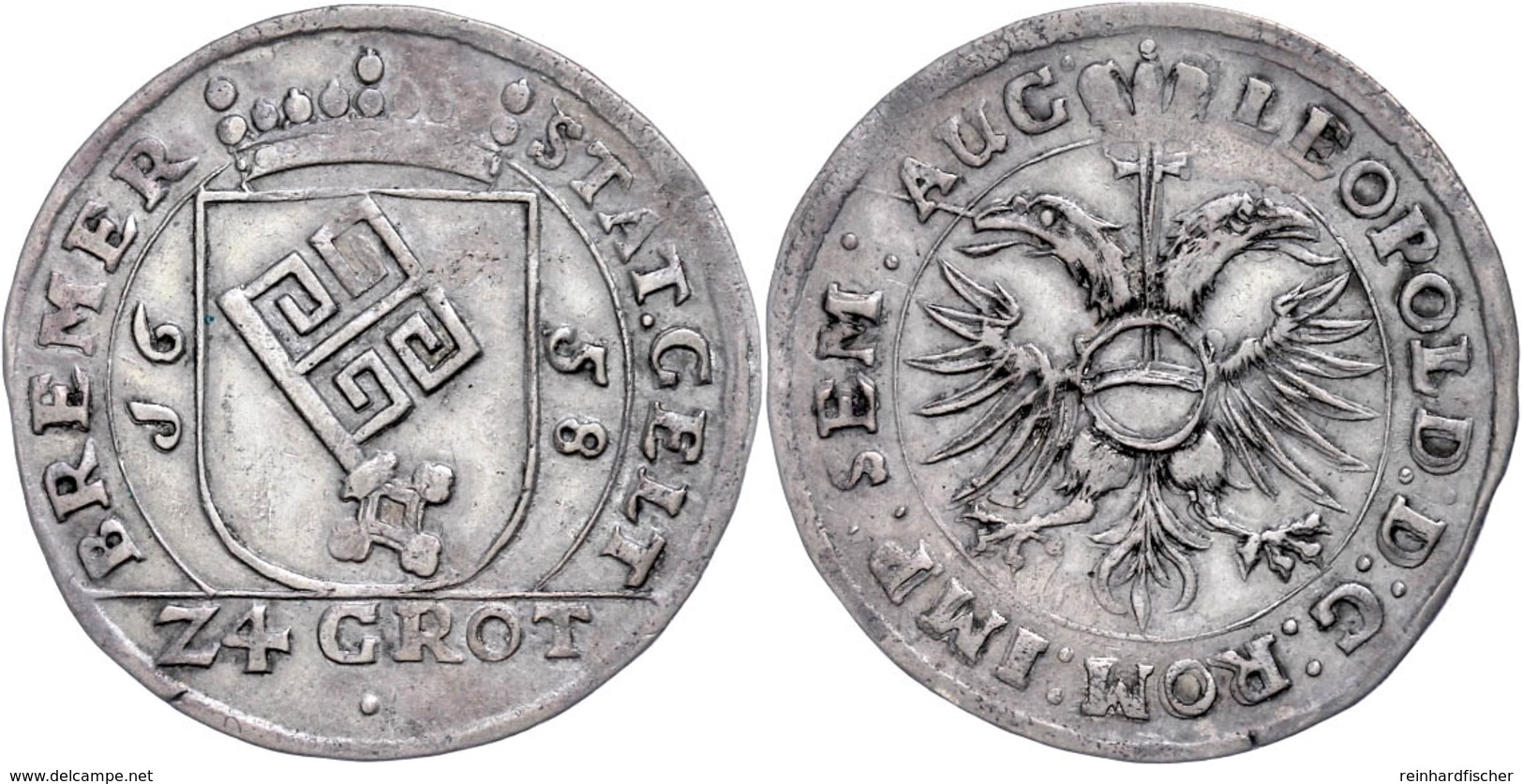 24 Grote, 1658, Jungk 543, Ss.  Ss - Altri & Non Classificati