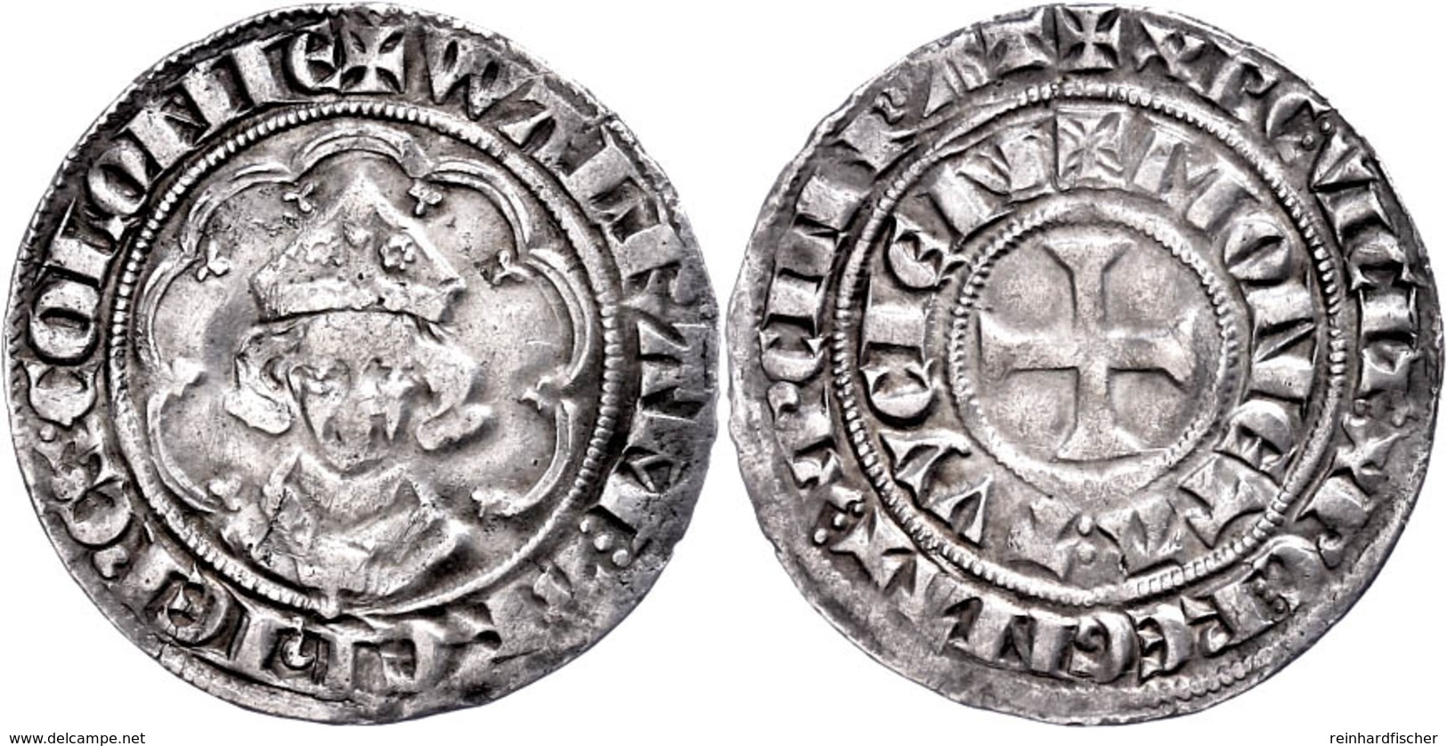 Tournose, O.J. (1344), Walram Graf Von Jülich (1332-1349), Noss 61, Ss.  Ss - Altri & Non Classificati