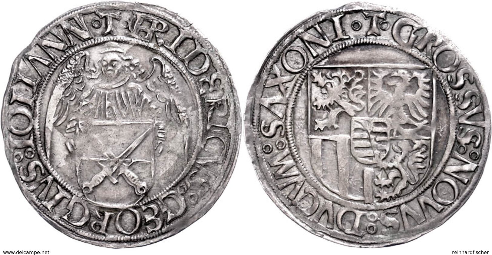Schreckenberger, O.J. (1500-1507), Friedrich III., Georg Und Johann, Slg. Merseburger 376, Ss+. - Other & Unclassified