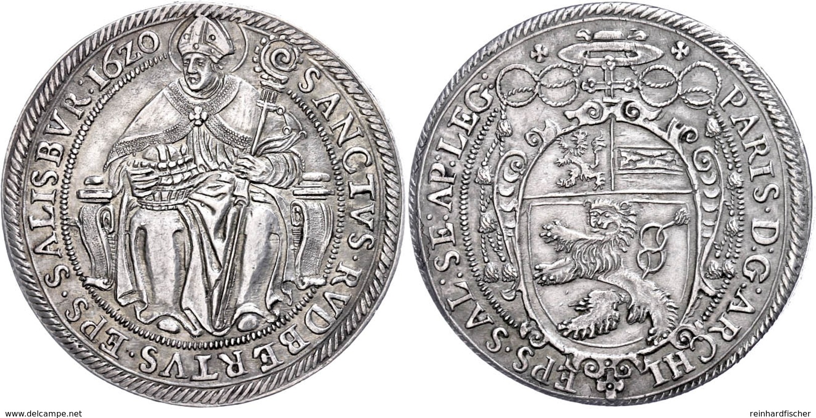 Taler, 1620, Paris Graf Von Lodron, Zöttl 1462, Dav. 3497, Ss-vz.  Ss-vz - Altri & Non Classificati