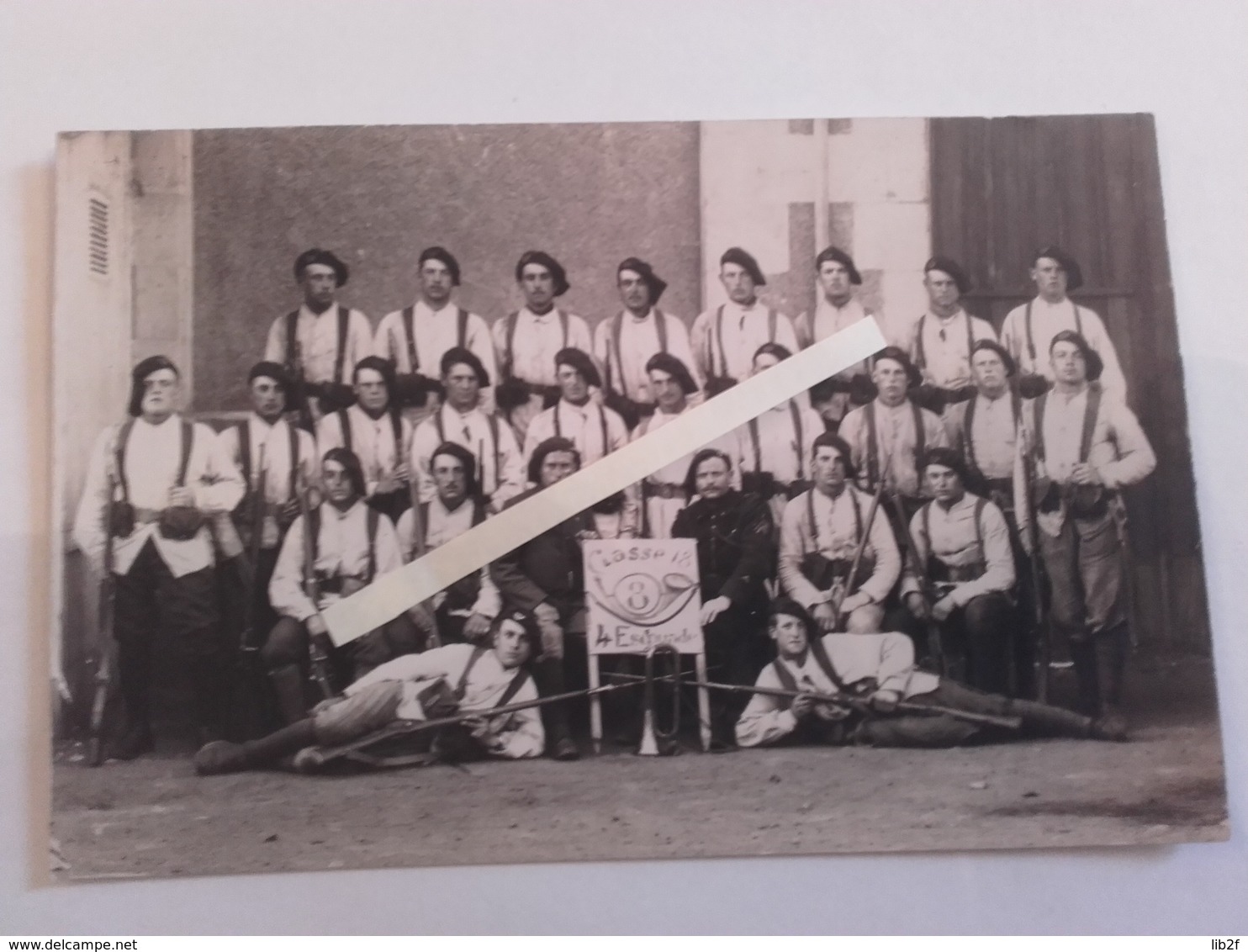 1918 Chasseurs à Pieds 8eme Bataillon Bourgerons Brelages Ersatz  Poilus Ww1 1WK 1914 1918 14-18 Tranchées - War, Military