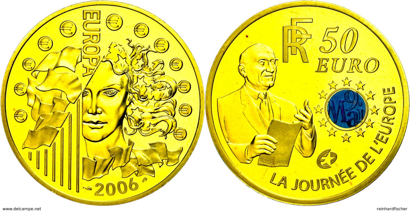 50 Euro, Gold, 2006, 120. Geburtstag Robert Schumann, 31,1g Fein, Mit Zertifikat In Ausgabeschatulle, PP. Auflage Nur 50 - Altri & Non Classificati