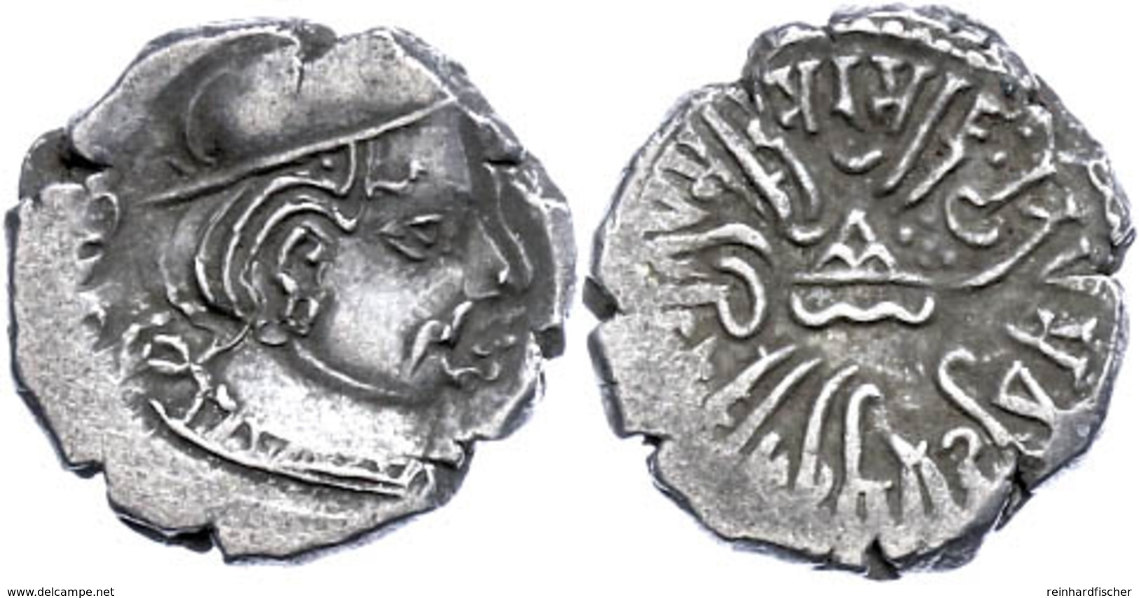 Westliche Satrapen, Drachme (2,25g), Ca. 2./3. Jhd.. Av: Kopf Mit Mütze Nach Rechts. Rev: Hügel Geformt Aus Drei Bögen,  - Other & Unclassified