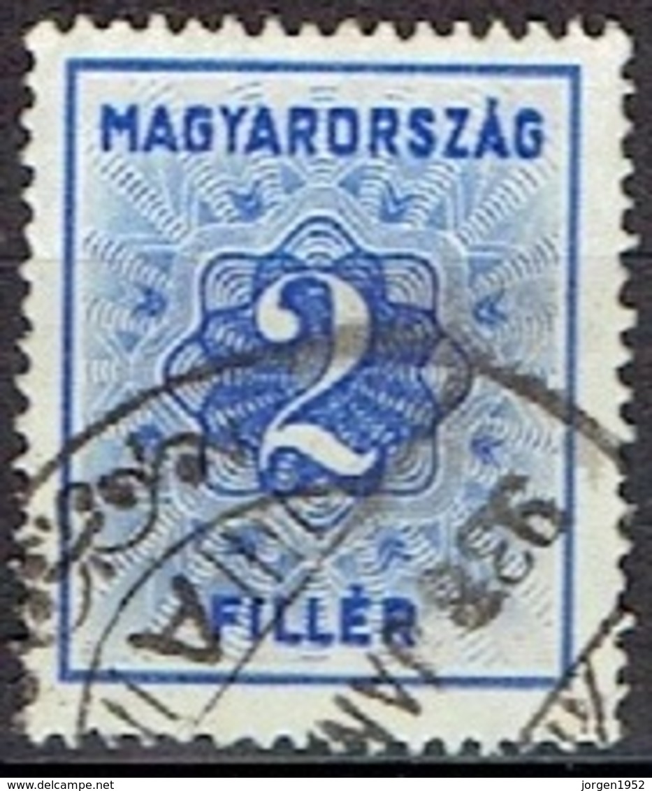 HUNGARY #  FROM 1934 STAMPWORLD 124 - Officials