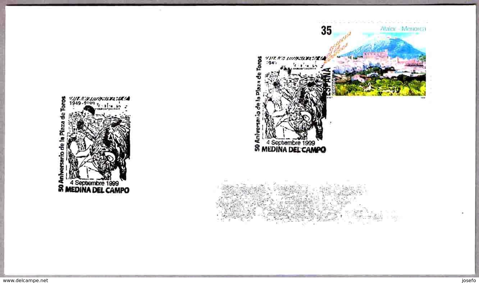 50 Aniversario PLAZA DE TOROS. Medina Del Campo, Valladolid, 1999 - Otros & Sin Clasificación