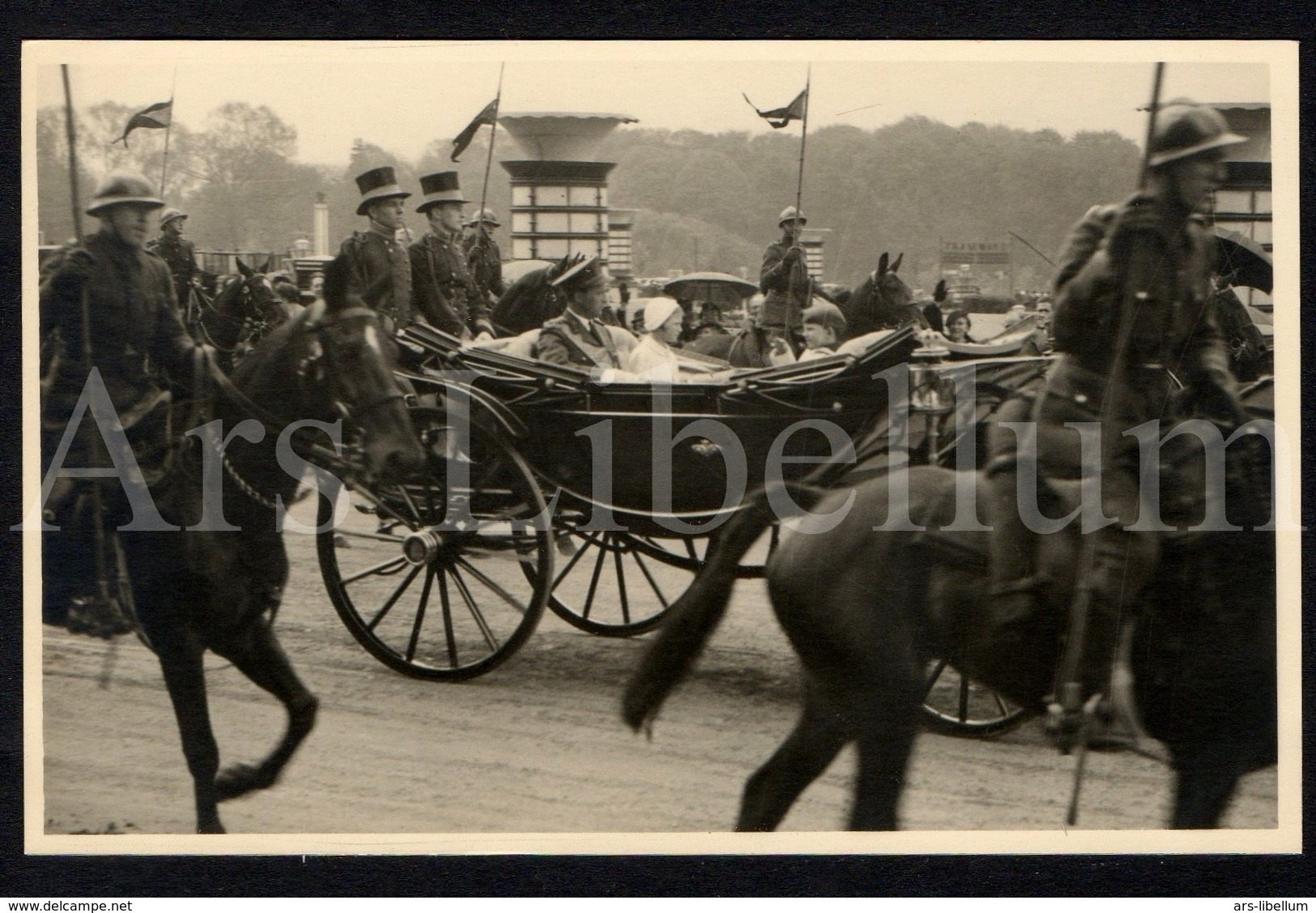 Postcard / ROYALTY / Belgique / België / Koning Leopold III / Roi Leopold III / Concours Hippique / Mai 1937 - Personnages Célèbres