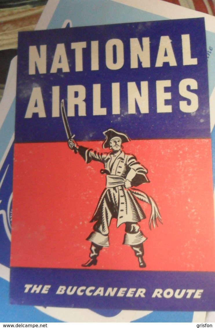 National Airlines Buccaneer Route - Stickers