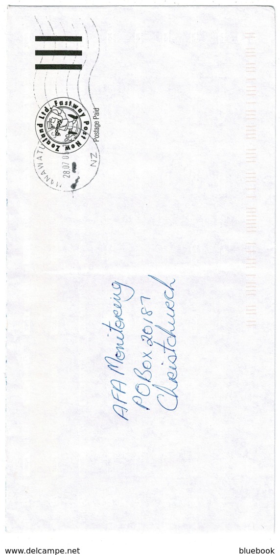 Ref 1238 - 2005 New Zealand Cover - Fastway Printed Stamp - Brieven En Documenten