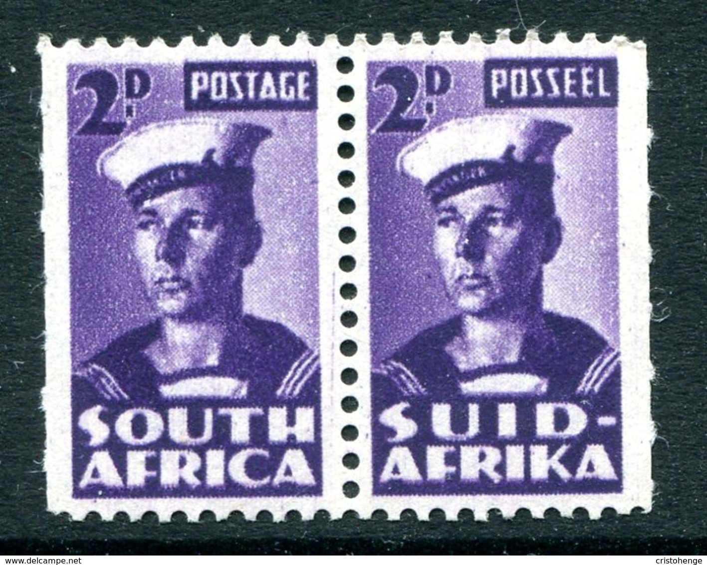 South Africa 1942-44 War Effort - Bantams - 2d Sailor - Unit HM (SG 100) - Ongebruikt