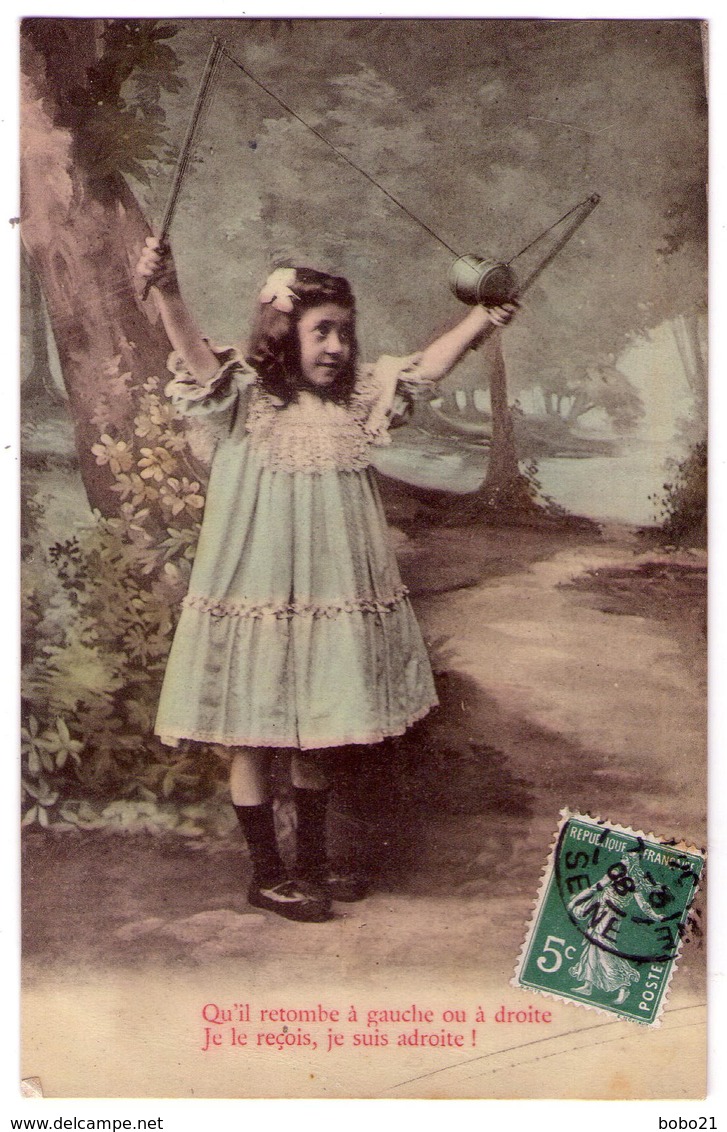 2928 - Enfants - 5 Cp Colorisée , Sur Papier Glacé : Petite Fille Faisant Du Yoyo - ( Poss. De Détailler ) - Scènes & Paysages