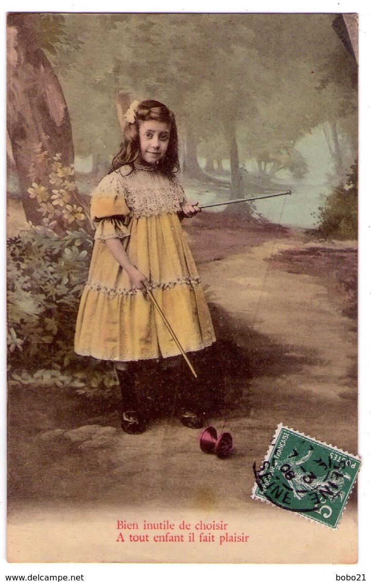 2928 - Enfants - 5 Cp Colorisée , Sur Papier Glacé : Petite Fille Faisant Du Yoyo - ( Poss. De Détailler ) - Scènes & Paysages