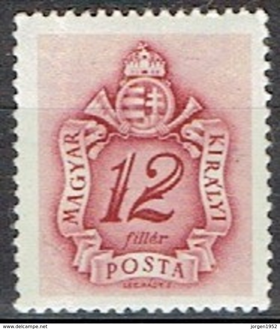 HUNGARY #  FROM 1941 STAMPWORLD P149** WM 10 - Dienstmarken