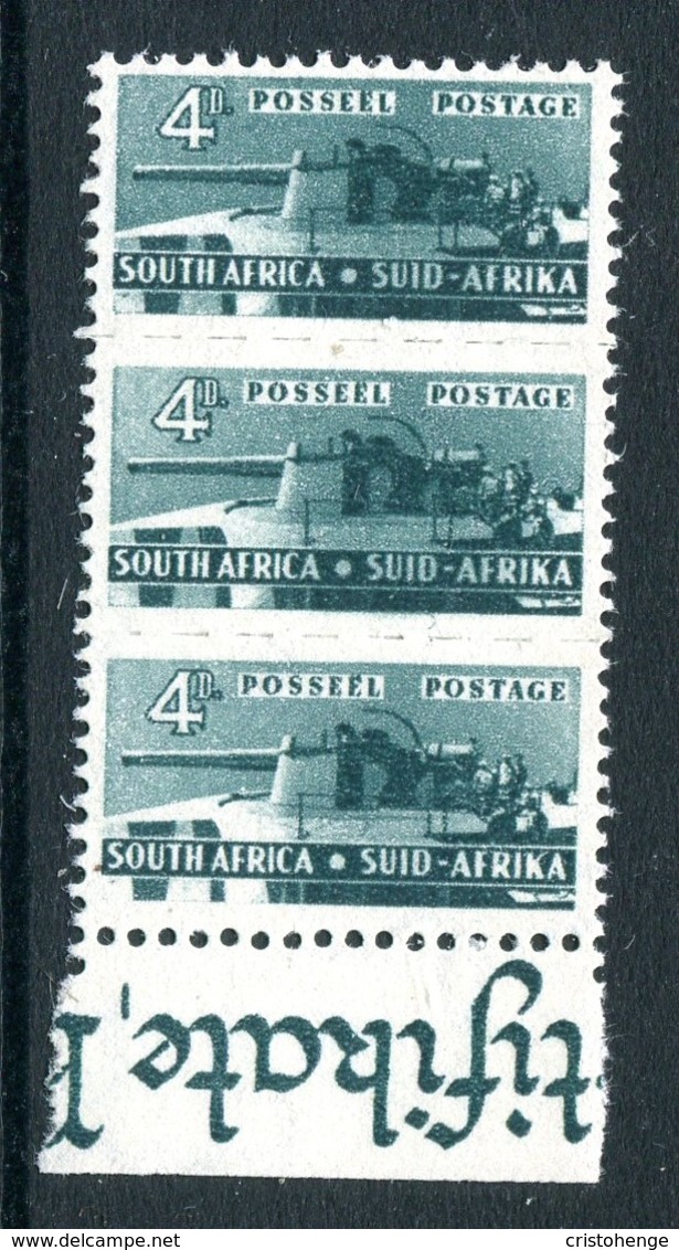 South Africa 1942-44 War Effort - Bantams - 4d Heavy Gun - Unit MNH (SG 103) - Unused Stamps