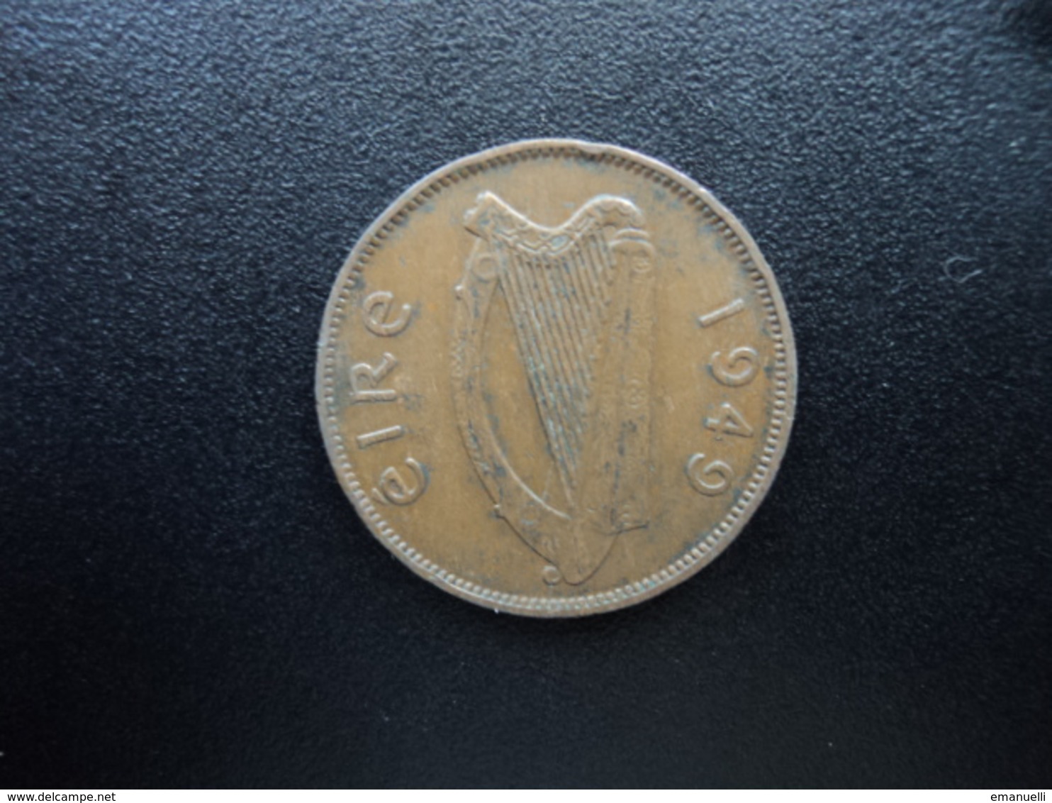 IRLANDE : 1/2 PENNY   1949   KM 10     TTB - Irlanda