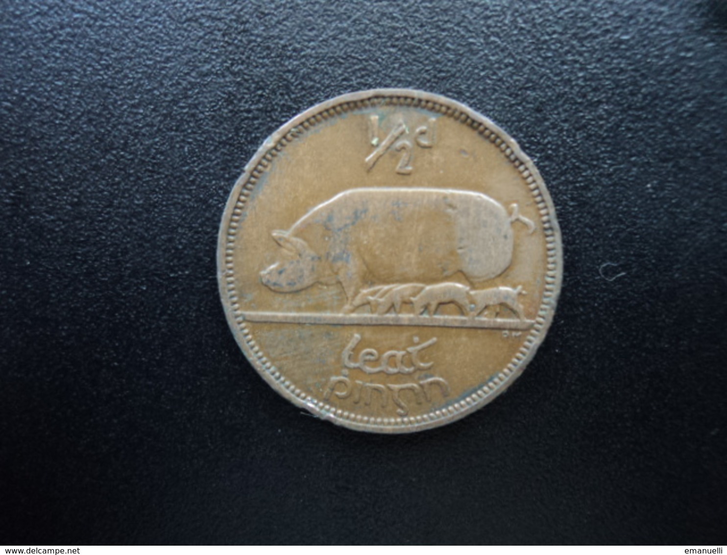 IRLANDE : 1/2 PENNY   1949   KM 10     TTB - Irlanda